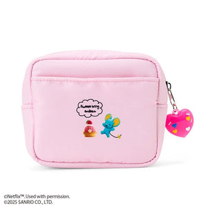 My Melody & Kuromi Mini Zipper Pouch (My Melody & Kuromi Netflix Series) Bags Japan Original