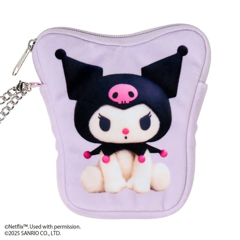Kuromi Mini Card Case (My Melody & Kuromi Netflix Series) Accessory Japan Original