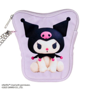 Kuromi Mini Card Case (My Melody & Kuromi Netflix Series) Accessory Japan Original