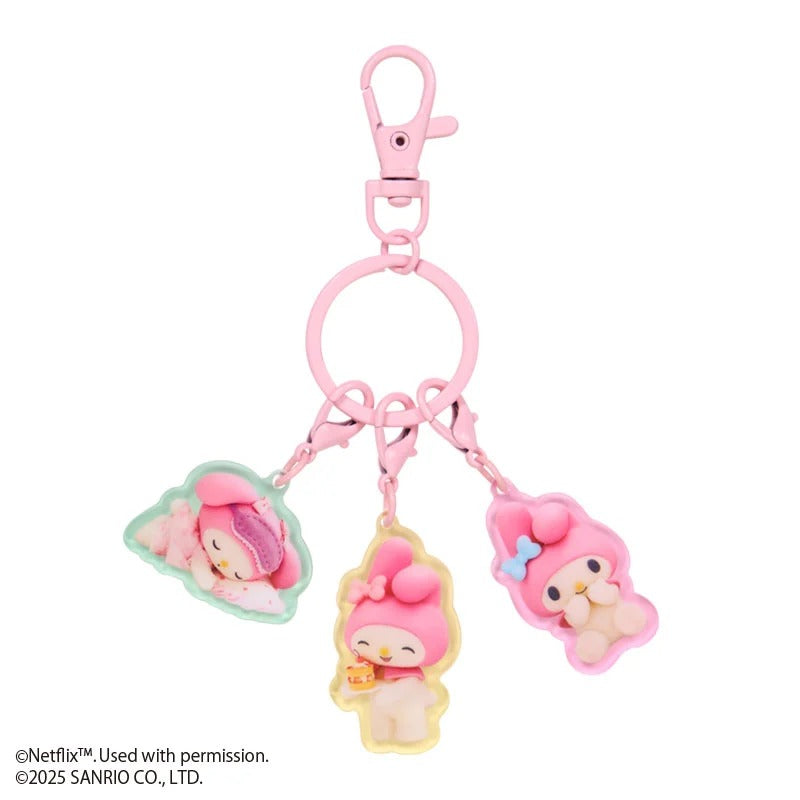 My Melody Acrylic Keychain (My Melody & Kuromi Netflix Series) Accessory Japan Original