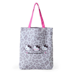 Hello Kitty Tote Bag (Animal Print Monochrome Series) Bags Japan Original