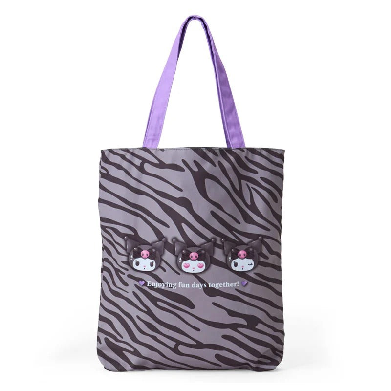 Kuromi Tote Bag (Animal Print Monochrome Series) Bags Japan Original
