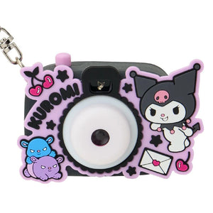 Kuromi Mini Light Projection Camera Keychain Accessory Japan Original