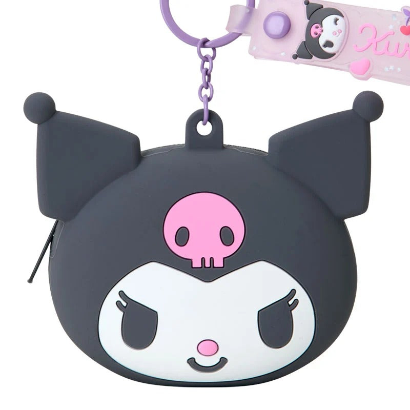 Kuromi Mini Silicone Pouch (My Deco Series) Bags Japan Original