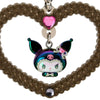 Kuromi Bag Charm (My Melody 50th & Kuromi 20th Anniv. Melo Series) Accessory Japan Original