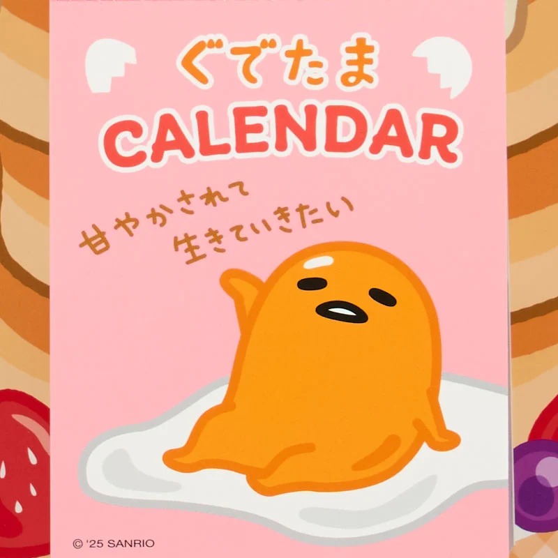 Gudetama 2026 Daily Wall Calendar Seasonal Japan Original