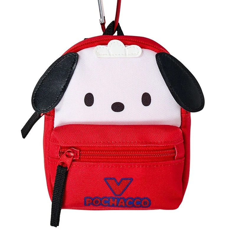 japanese fashion mini backpacks Pochacco Hapidanbui 5th Anniversary! All Together Mini Backpack Pouch