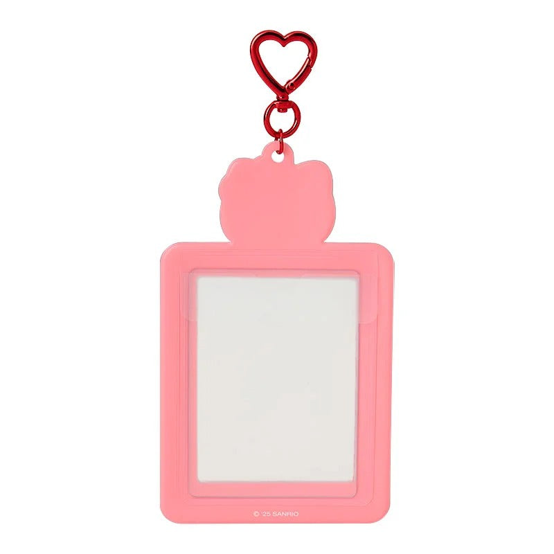 Hello Kitty Red Leopard ID Badge Holder (Enjoy Idol Series) Accessory Japan Original