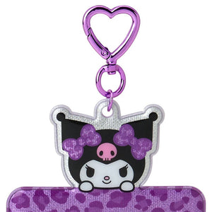 Kuromi Leopard ID Badge Holder (Enjoy Idol Series) Accessory Japan Original