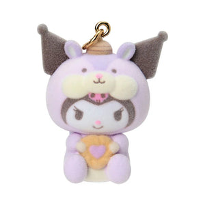 Kuromi Bag Charm (Fluffy Squirrel Series) Accessory Japan Original