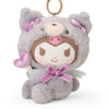 Kuromi Plush Mascot Keychain (Angel Teddy Bear Series) Accessory Japan Original