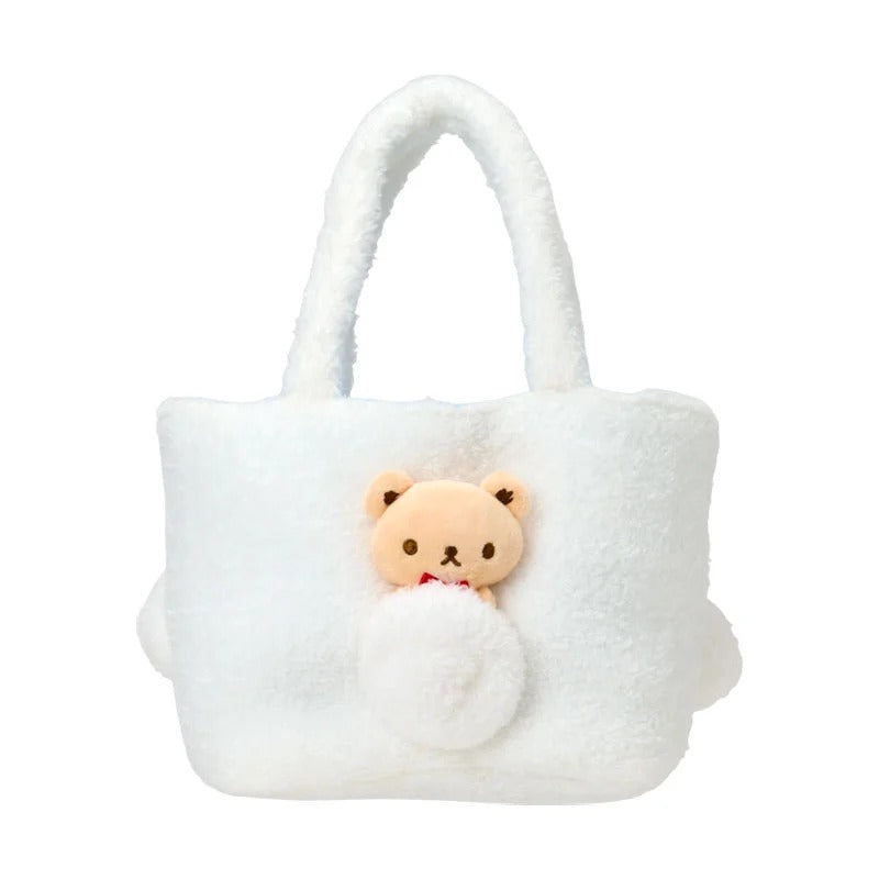 Cinnamoroll Plush Tote Bag (Kuma-san Series) Bags Japan Original