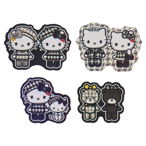 Hello Kitty 24-pc Sticker Pack (Monochrome Birthday Twins Series) Stationery Japan Original