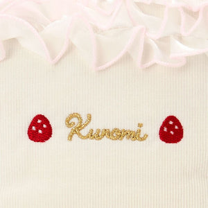 Kuromi Mini Zipper Pouch (Strawberry Whip Series) Bags Japan Original
