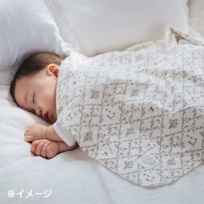 Sanrio Baby Pochacco Swaddling Blanket Kids Japan Original