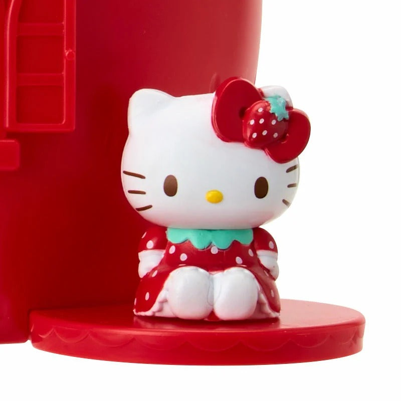 Hello Kitty Customizable Coin Bank (Red Strawberry) Accessory Japan Original