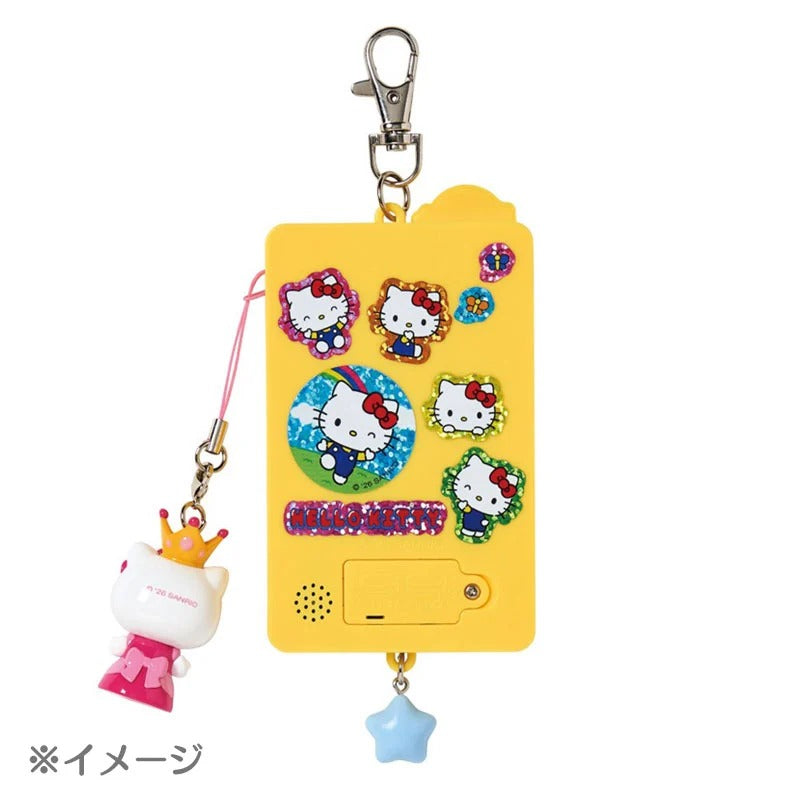 Hello Kitty and Friends Interactive Smartphone-shaped Bag Charm (Yellow) Accessory Japan Original