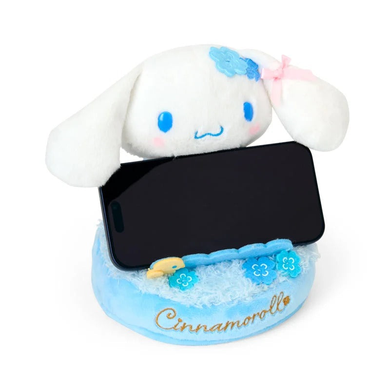 Cinnamoroll Plush Phone Stand (Blue Clover Series) Home Goods Japan Original