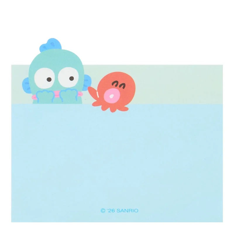 Hangyodon 3-Tier Mini Memo Pad (Expressions) Stationery Japan Original