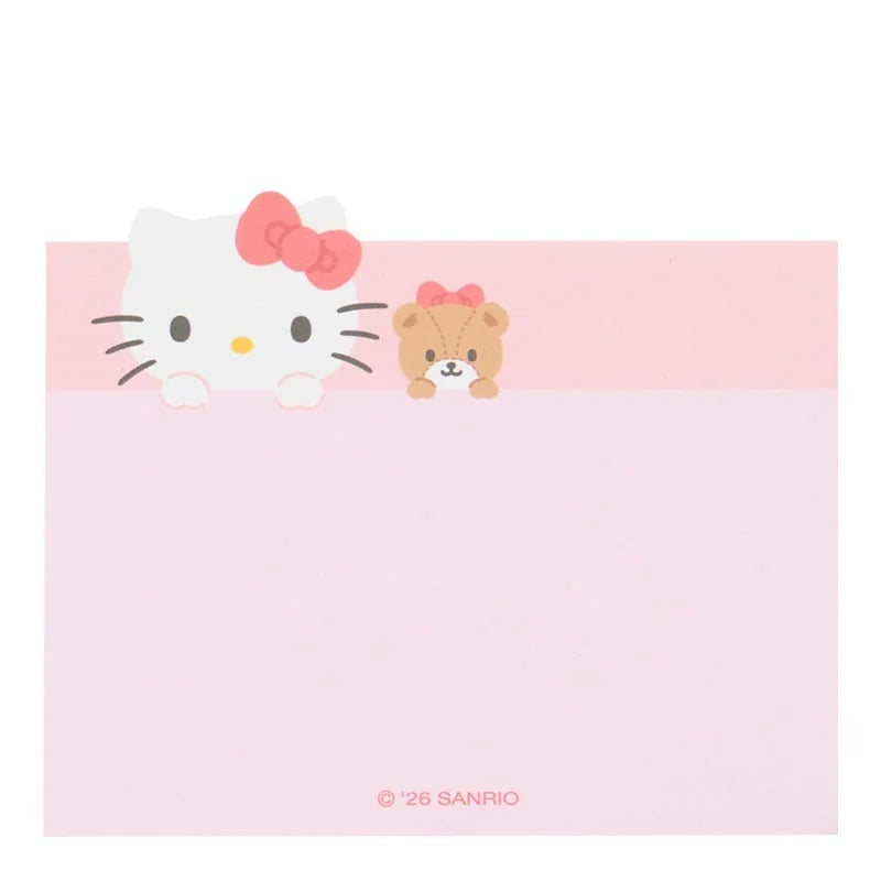 Hello Kitty 3-Tier Mini Memo Pad (Expressions) Stationery Japan Original