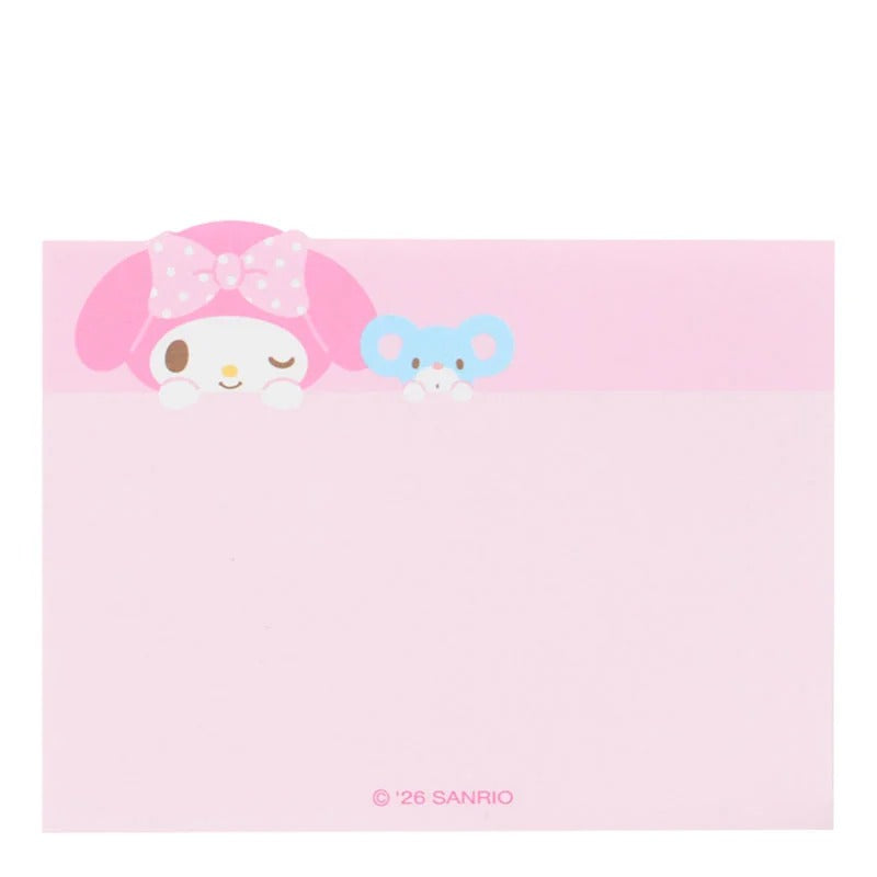 My Melody 3-Tier Mini Memo Pad (Expressions) Stationery Japan Original