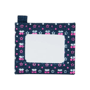 Hello Kitty Mini Zipper Denim Pouch (Heisei Heart Series) Bags Japan Original