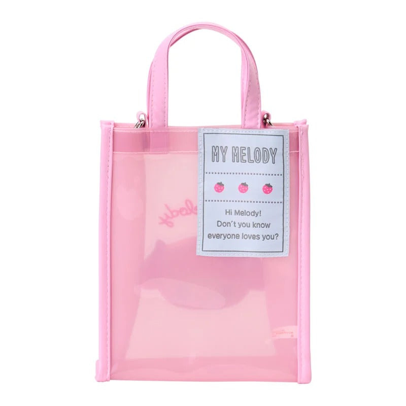 My Melody Clear 2-Way Everyday Mini Tote Bags Japan Original