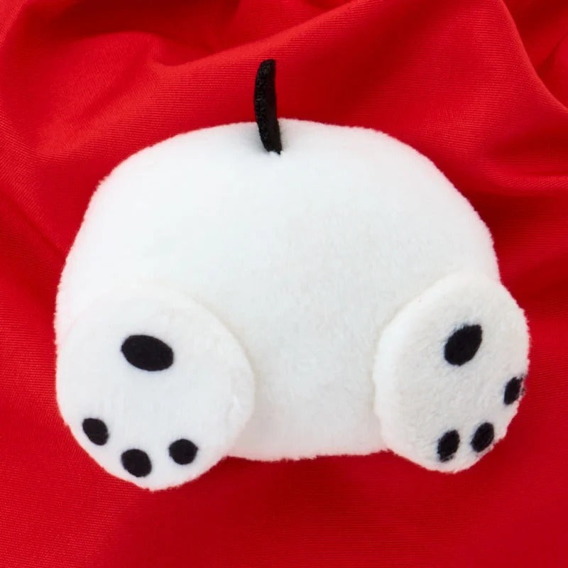 Pochacco Face Plush Drawstring Travel Pouch Bags Japan Original