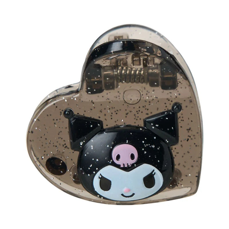 Kuromi 4-pc Mini Glitter Hair Clip Set Accessory Japan Original