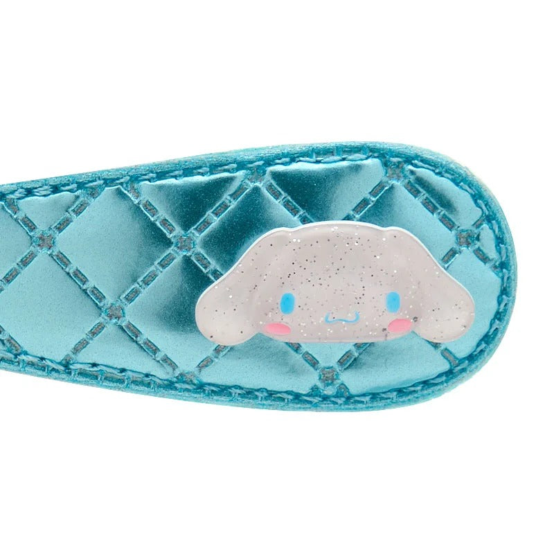 Cinnamoroll 2-pc Quilted Hair Clip Set Accessory Japan Original