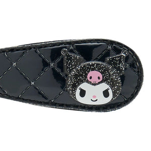 Kuromi 2-pc Quilted Hair Clip Set Accessory Japan Original