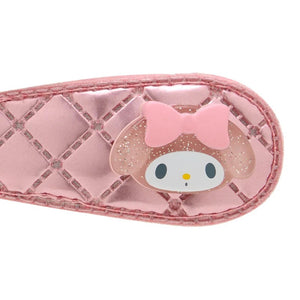 My Melody 2-pc Quilted Hair Clip Set Accessory Japan Original