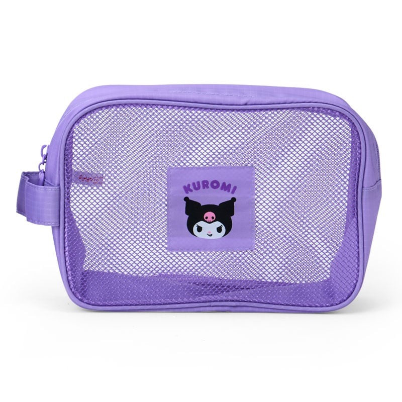 Kuromi 2-pc Travel Pouch Set Bags Japan Original
