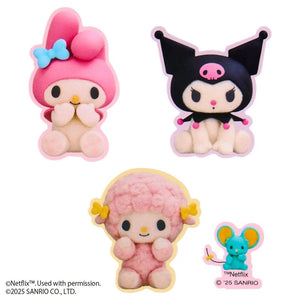 My Melody & Kuromi 26-pc Mini Sticker Pack (My Melody & Kuromi Netflix Series) Stationery Japan Original