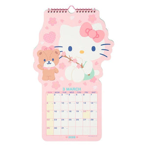 Hello Kitty 2026 Die-Cut Wall Calendar Seasonal Japan Original
