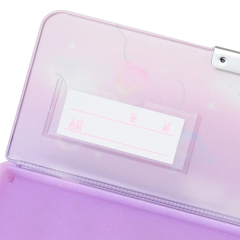 Kuromi Translucent 2-Way Pencil Case Stationery Japan Original