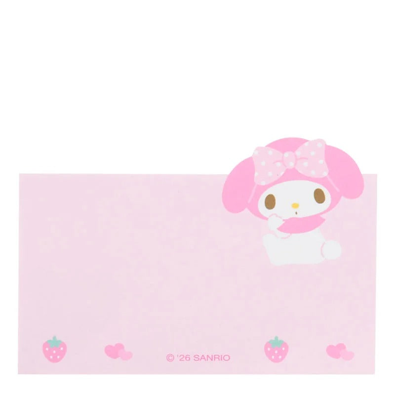 My Melody 3-Tier Mini Memo Pad (Expressions) Stationery Japan Original