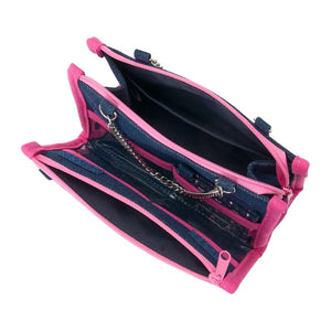 Hello Kitty Mini Zipper Denim Pouch (Heisei Heart Series) Bags Japan Original