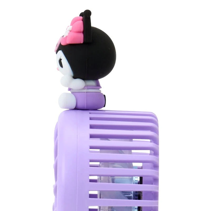 Kuromi 2-Way Portable Handy Fan Travel Japan Original