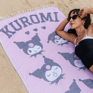 Kuromi x Sand Cloud Beach Towel (Cheeky) Home Goods Sand Cloud