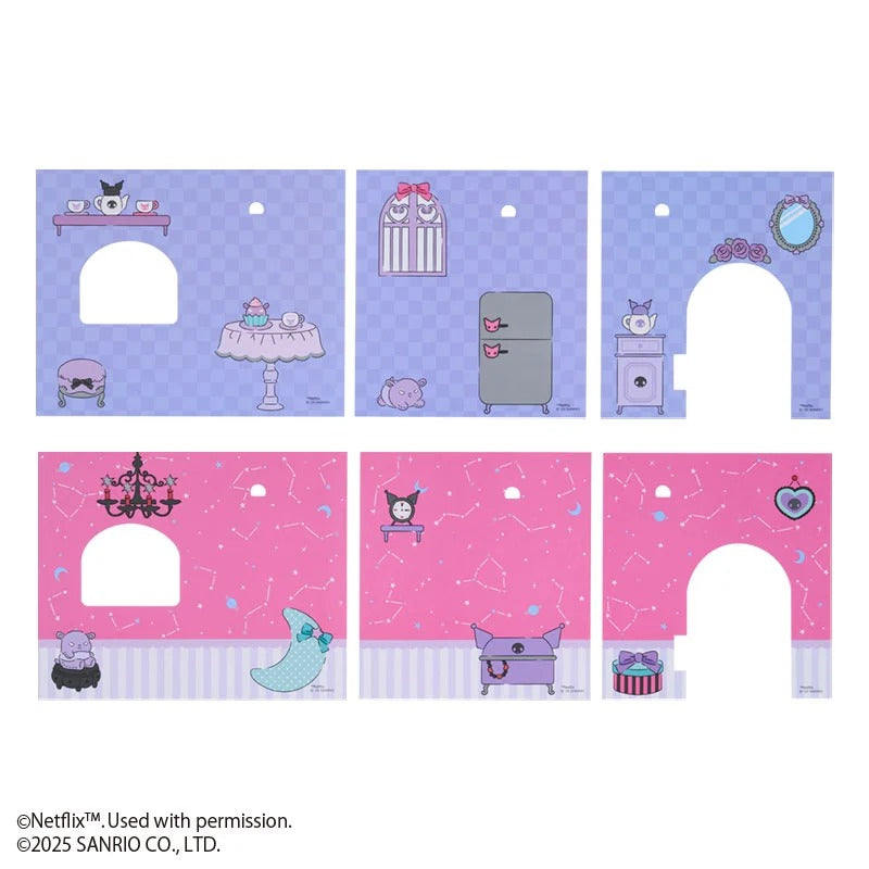 Kuromi Dollhouse Playset (My Melody & Kuromi Netflix Series) Toys&Games Japan Original