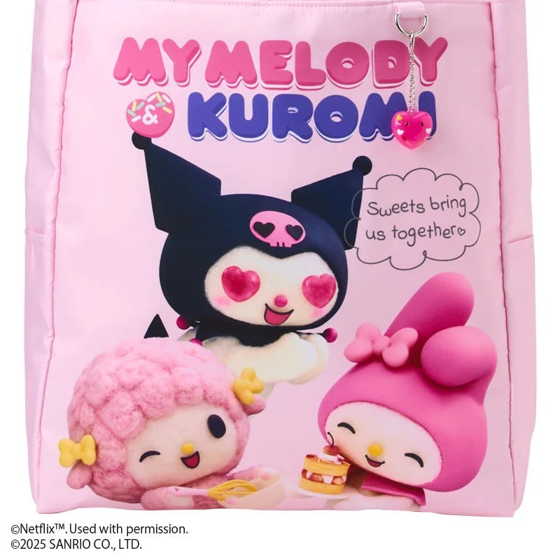 My Melody & Kuromi Tote Bag (My Melody & Kuromi Netflix Series) Bags Japan Original