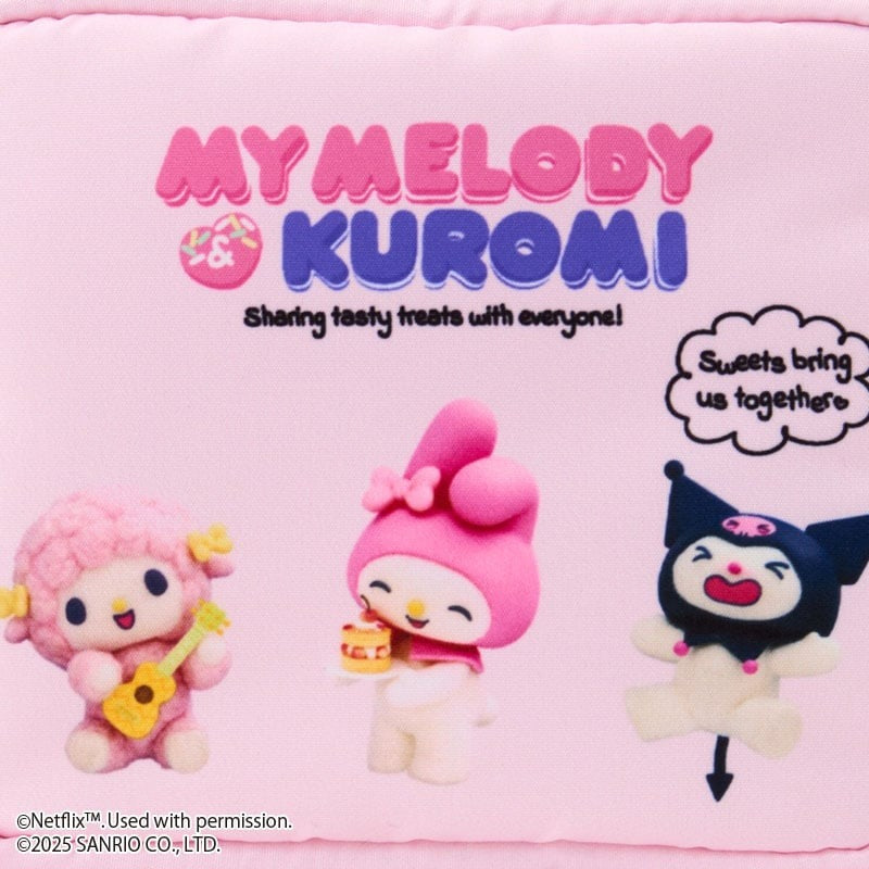 My Melody & Kuromi Mini Zipper Pouch (My Melody & Kuromi Netflix Series) Bags Japan Original