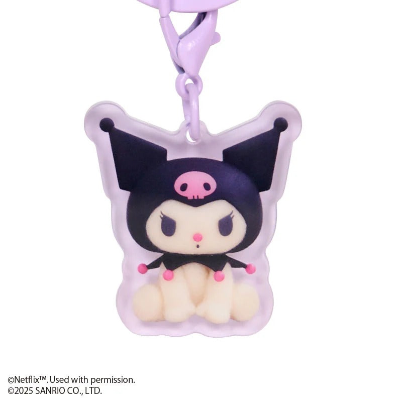 Kuromi Acrylic Keychain (My Melody & Kuromi Netflix Series) Accessory Japan Original