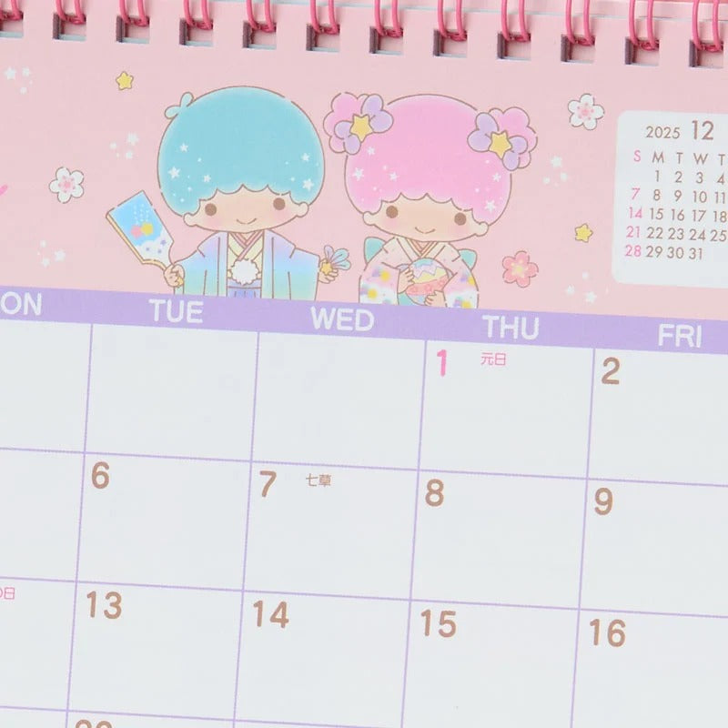LittleTwinStars 2026 Desk Calendar Stationery Japan Original