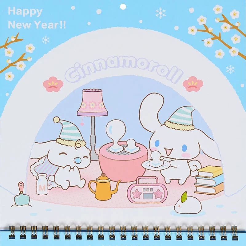 Cinnamoroll 2026 Wall Calendar Stationery Japan Original