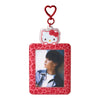 Hello Kitty Red Leopard ID Badge Holder (Enjoy Idol Series) Accessory Japan Original