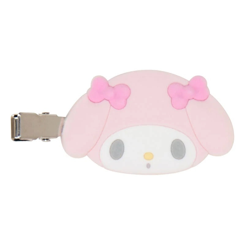 My Melody Besties Flocked Mini Hair Clip Set Accessory Japan Original