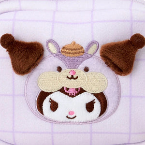 Kuromi Mini Zipper Pouch (Fluffy Squirrel Series) Bags Japan Original