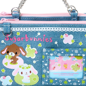 Sugarbunnies Mini Zipper Denim Pouch (Heisei Heart Series) Bags Japan Original
